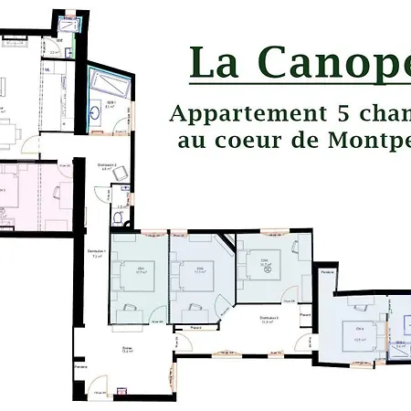 La Canopee, 100 M Place Comedie & Gare st-roch Apartamento Montpellier
